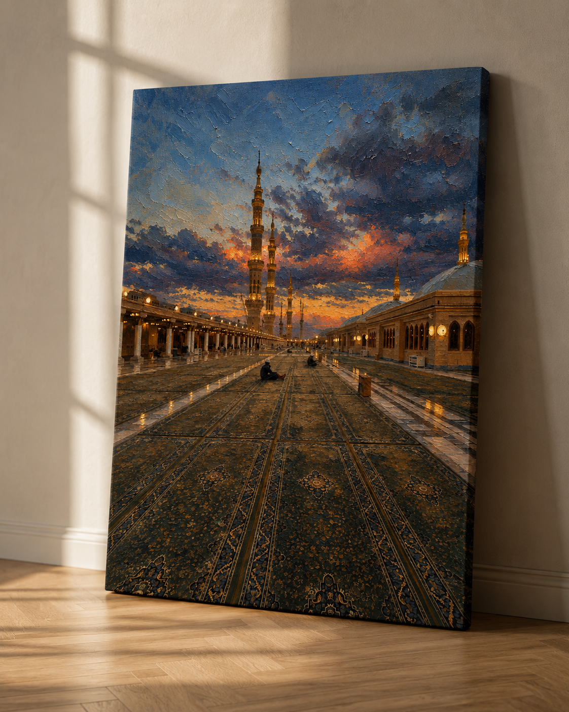 Madinah at Dusk Canvas Al Safar Art Co.